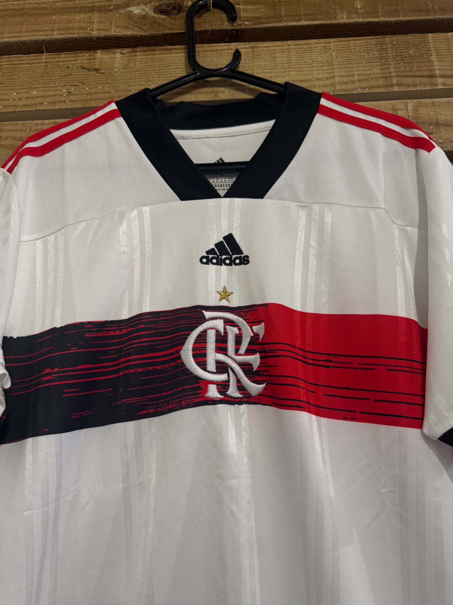 Adidas Flemengo 2020-2021 Away Football Shirt. Size XL. 70s inspired.