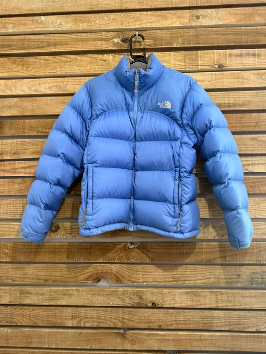 Vintage Y2K The North Face 700 Down Puffer. Waterproof Outdoors Jacket. Blue. Size Medium.