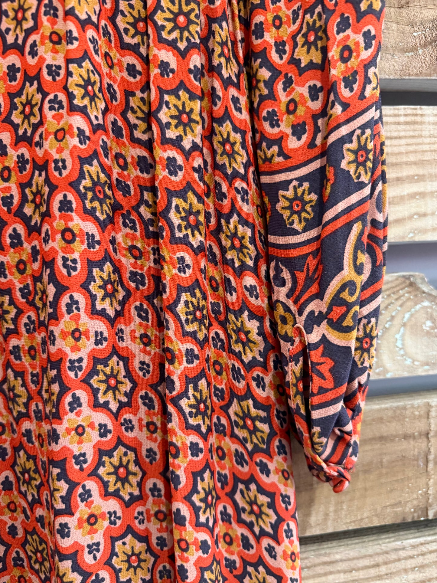 Vanessa Bruno maxi dress. 70s style. Summer/evening/wedding. Boho/ Hippy. Size 10.