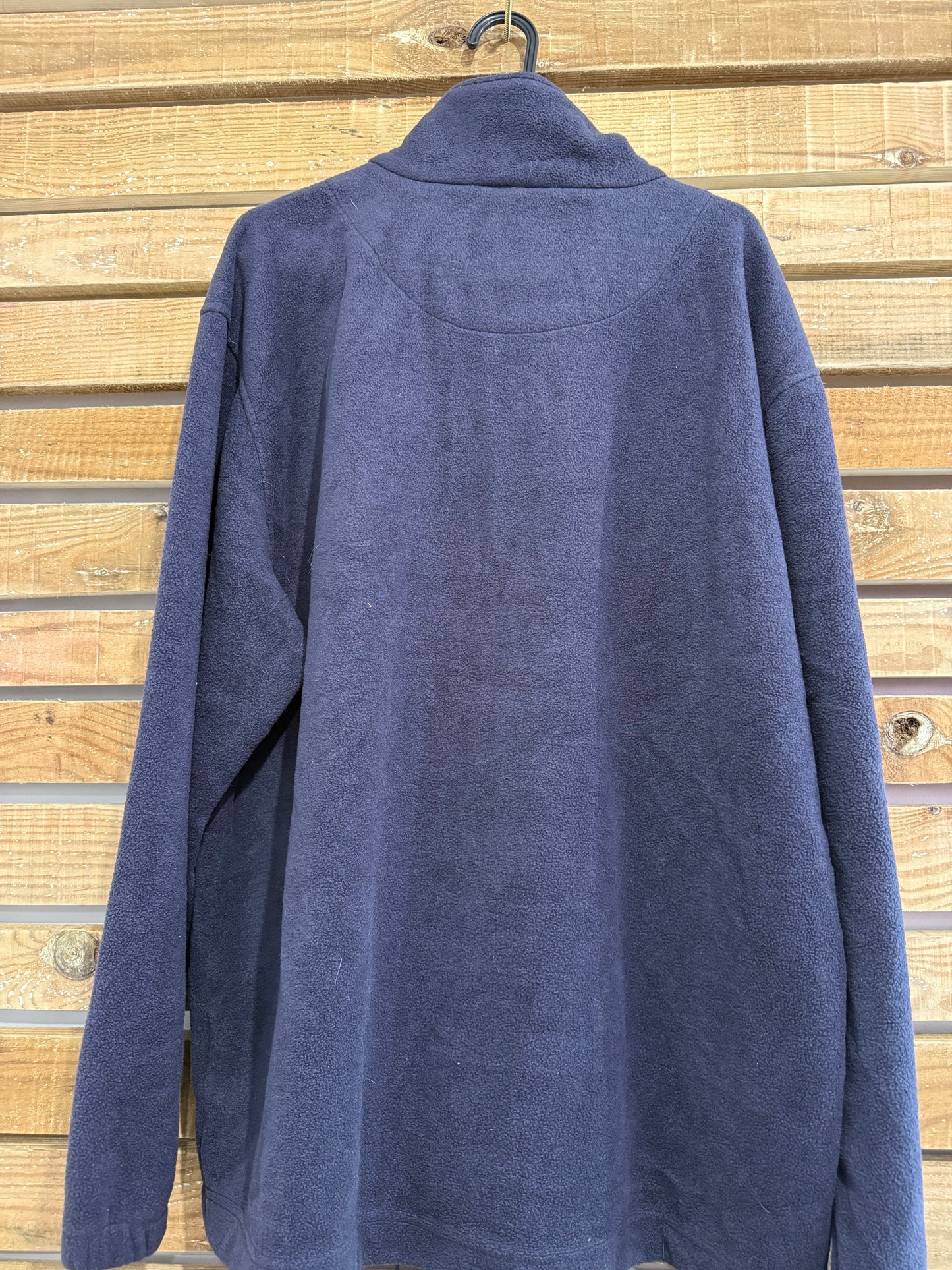 Vintage 90s Dickies Fleece Jacket. Blue. Workwear. Size XL