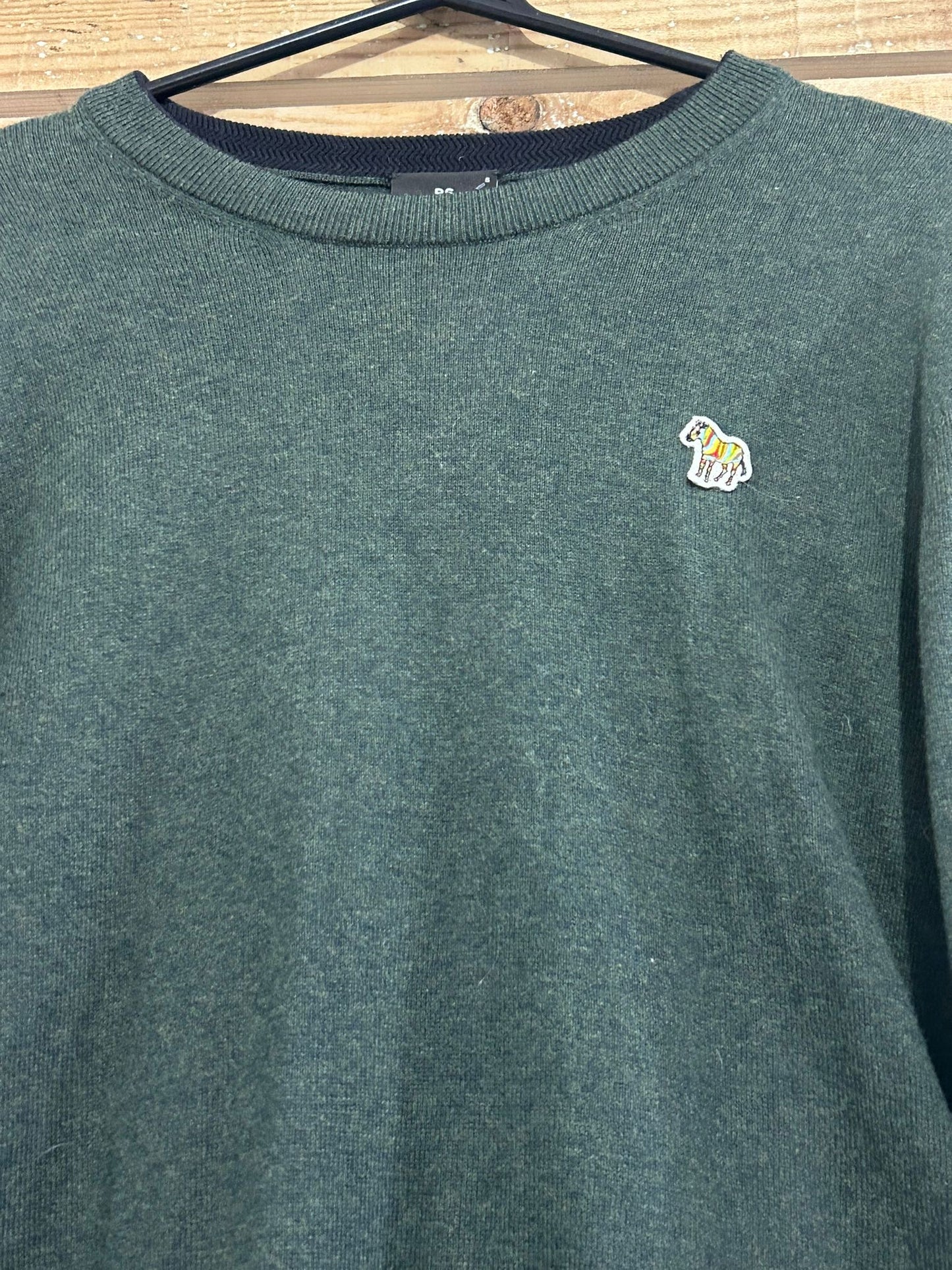 Paul Smith knit jumper/ sweater. Green. Size Small.