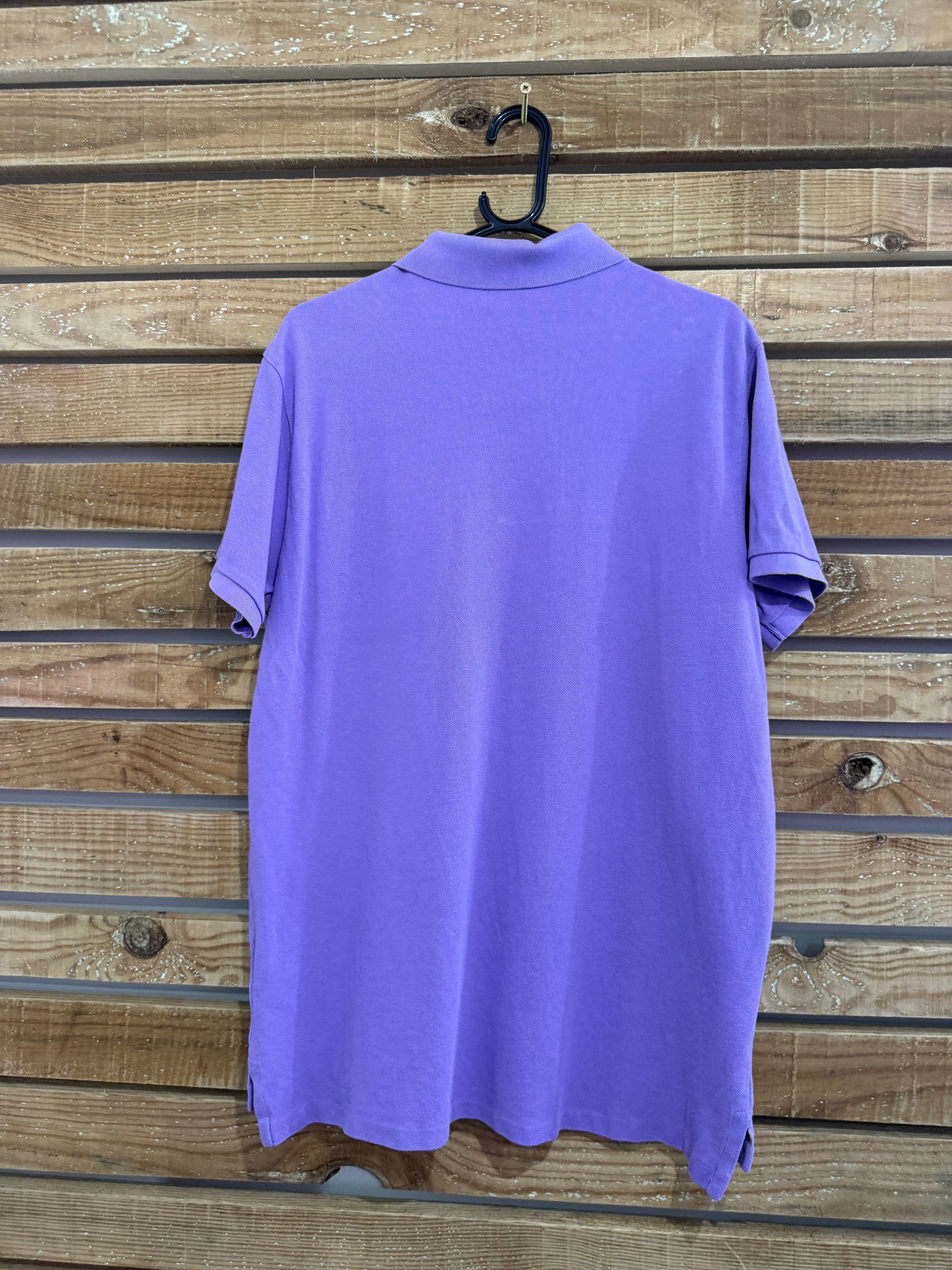 Vintage Y2K Ralph Lauren pony polo shirt. Purple. Size Large.