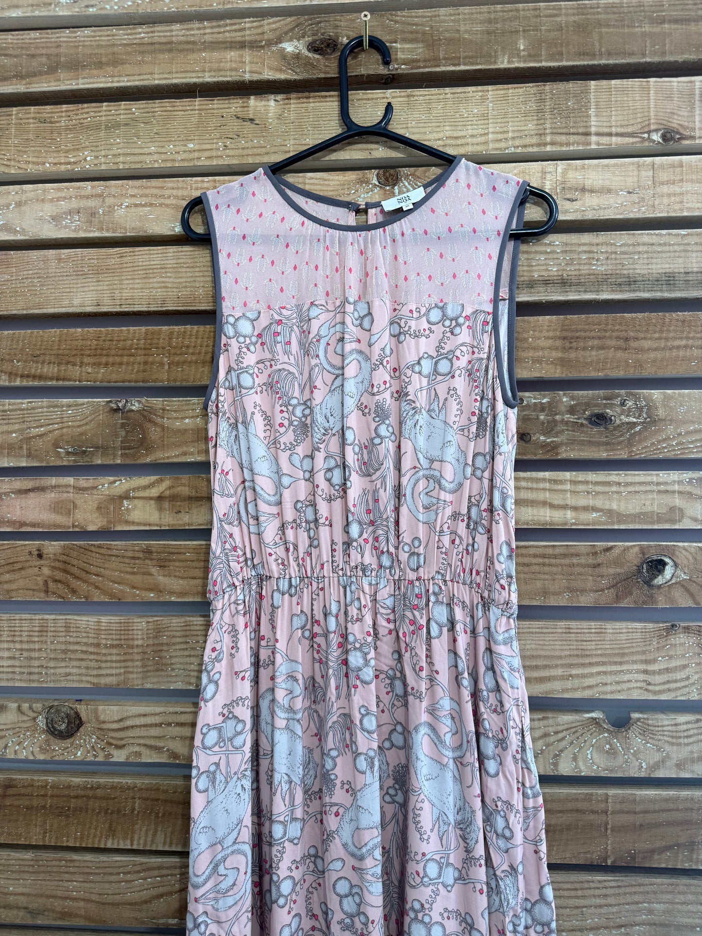 Noa Noa abstract printed maxi dress. Summer/evening/wedding. Size 8-10.