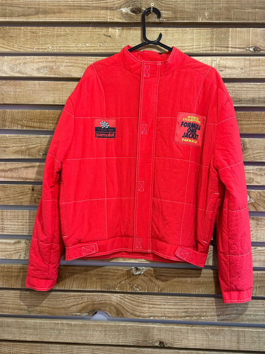 Vintage 90s F1 Parmalat Grand Prix jacket. Size Large.