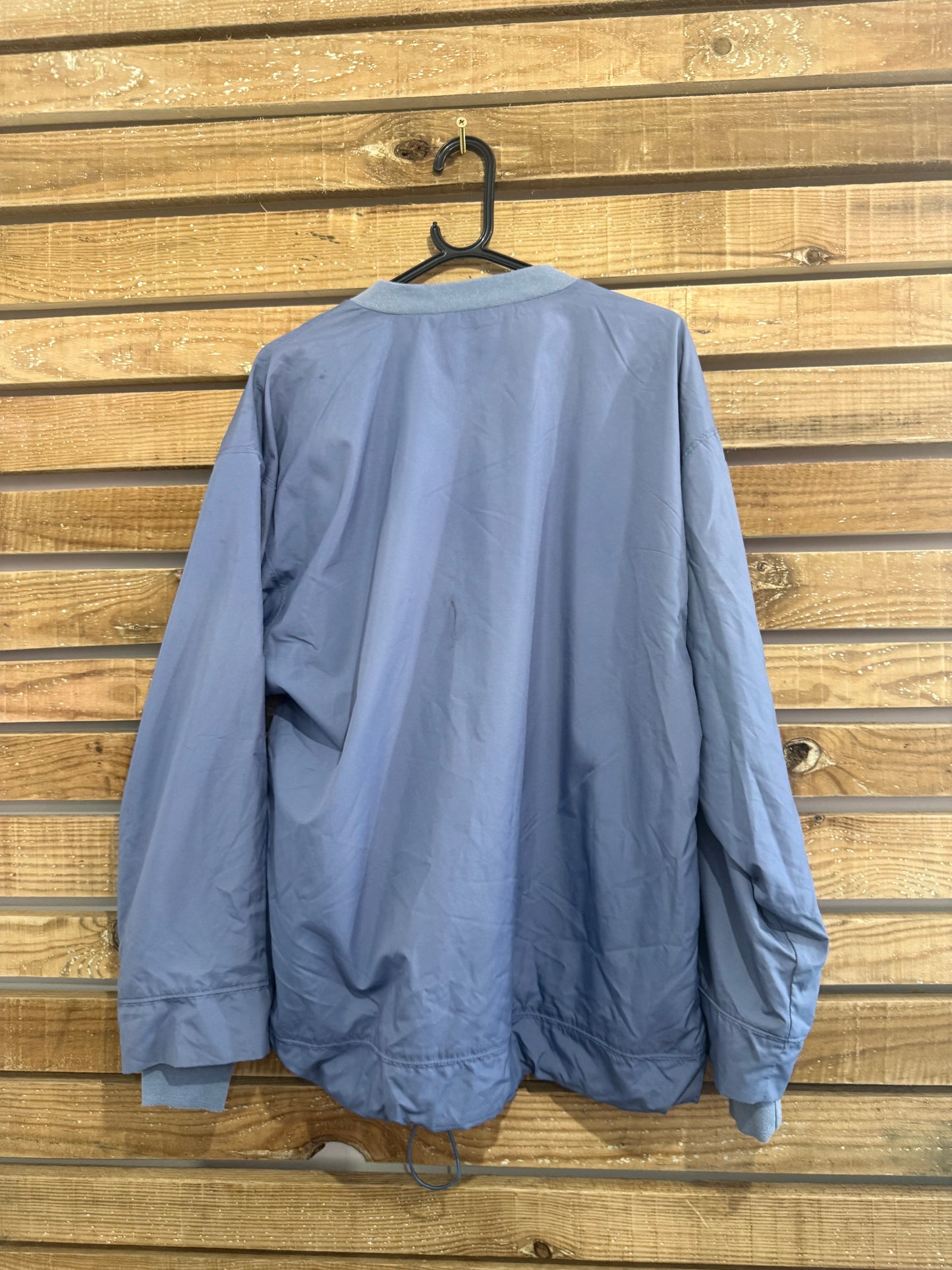 Vintage 90s Adidas shell pull over sweater. Blue. Size Medium. Golf.