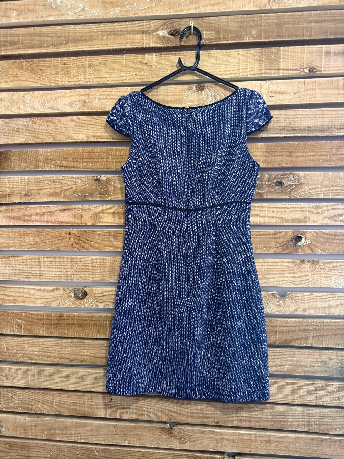 Hobbs tweed dress and matching jacket. Blue. Size UK10. Office/ party/ wedding/ formal.