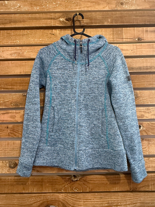 Vintage Y2K Berghaus blue fleece knit jacket. Size 10. Outdoors