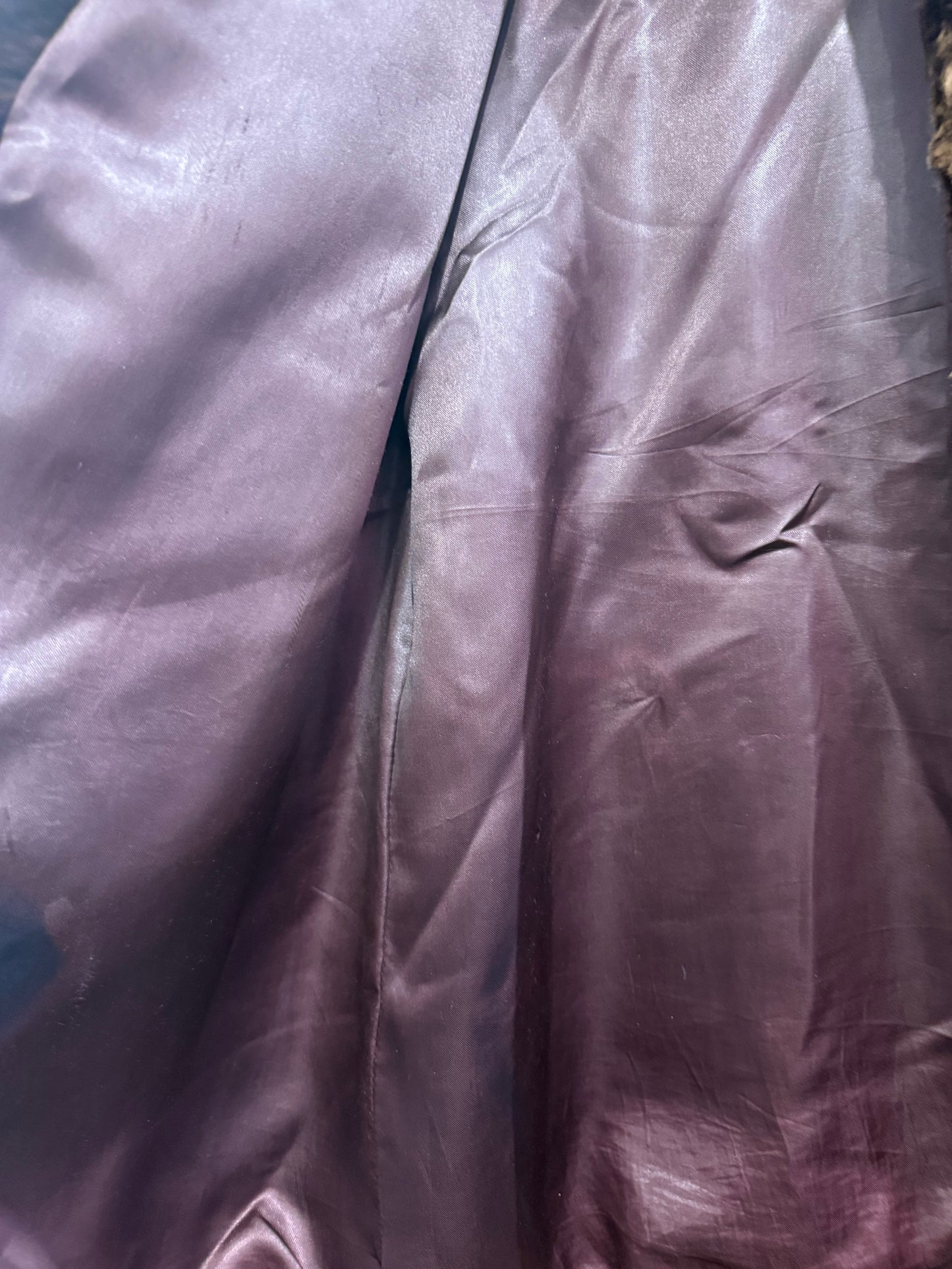 Vintage Pannofix Lambskin Fur Coat Brown. UK14. Teddy Bear