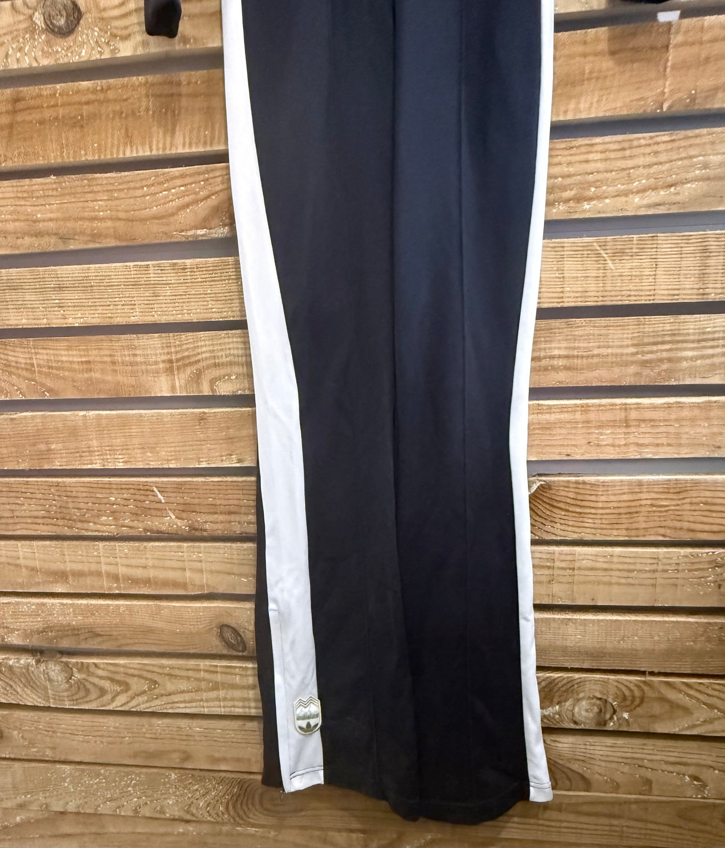 Adidas Ski Chic jumpsuit. Striped black. Size UK6