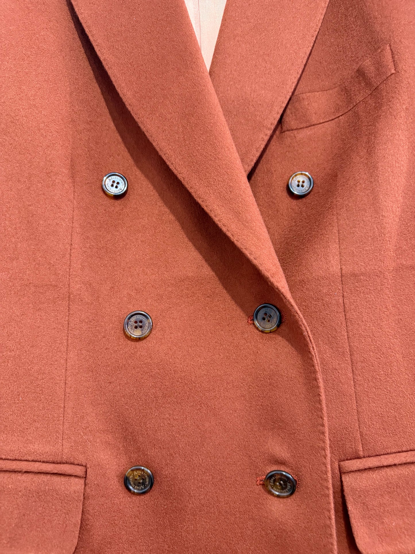 Vintage 80s Aquascutum double breasted button up jacket/ coat. Size 10.
