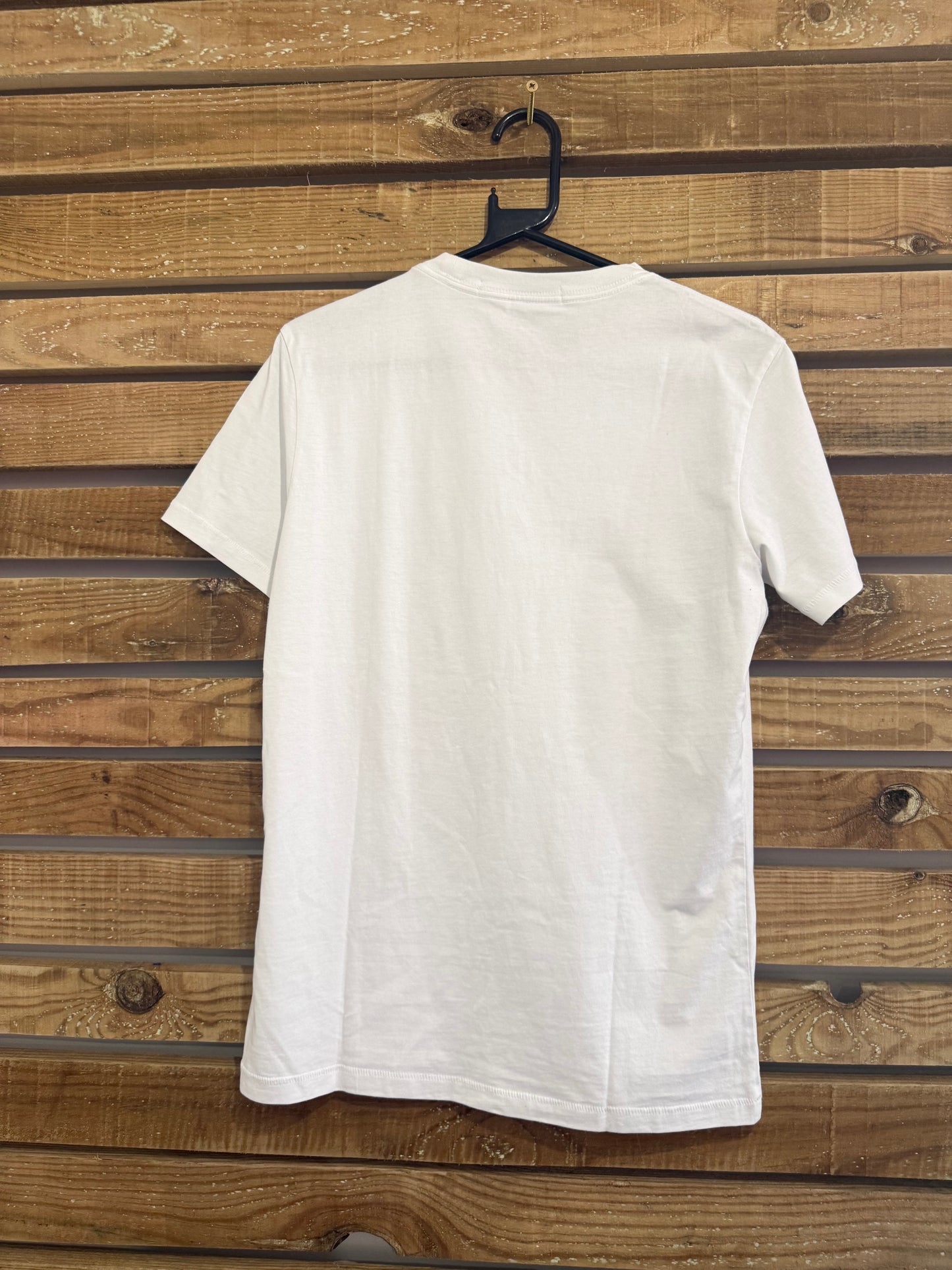 Vintage Y2K Calvin Klein logo T-shirt. White. Size Large.