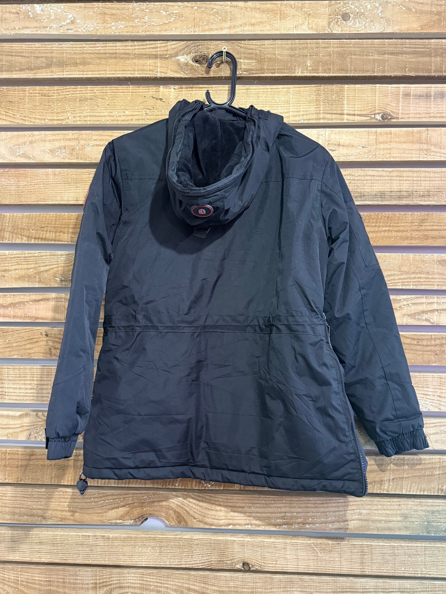 Geographical Norway 1/4 zip windbreaker/ anorak jacket/ coat. Size 12.