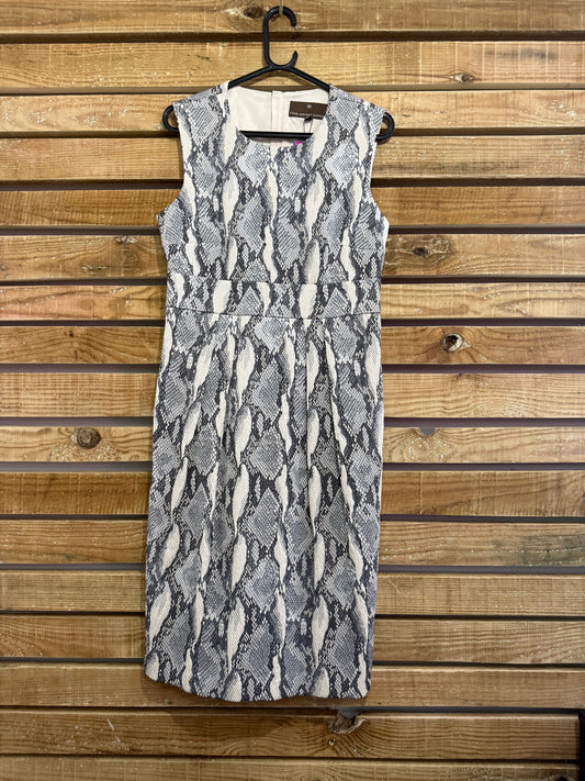 BNWT Fenn Wright Manson 60’s style shift Dress. Snakeskin. Size UK12