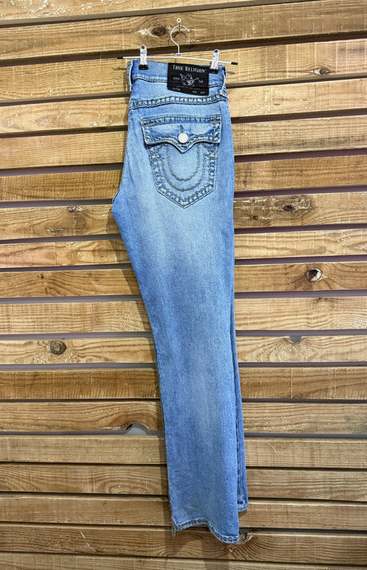 Vintage Y2K True Religion Jeans. Blue. 34” waist, 33” leg.