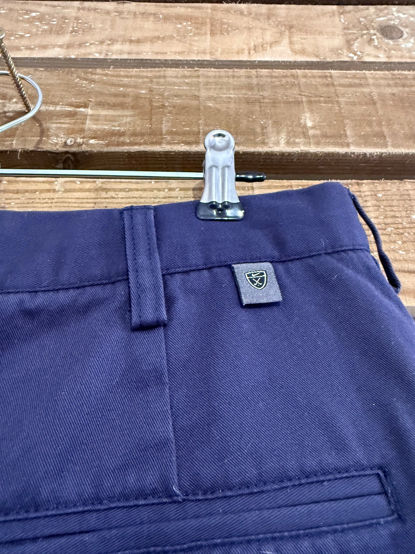 Vintage 90s Nike Golf chino cotton shorts. 35” waist. Blue. Golf/summer/holiday.