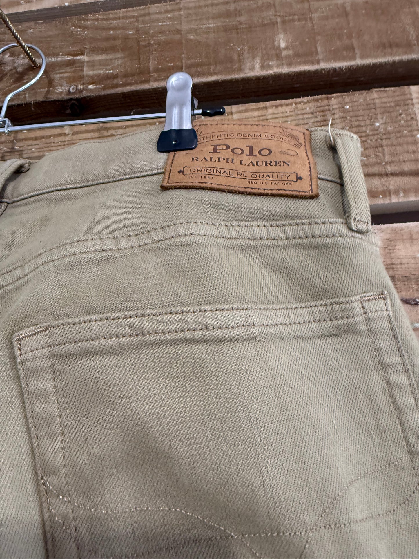 Vintage Y2K Ralph Lauren khaki jeans pants/ trousers. 30” waist, 32” leg.