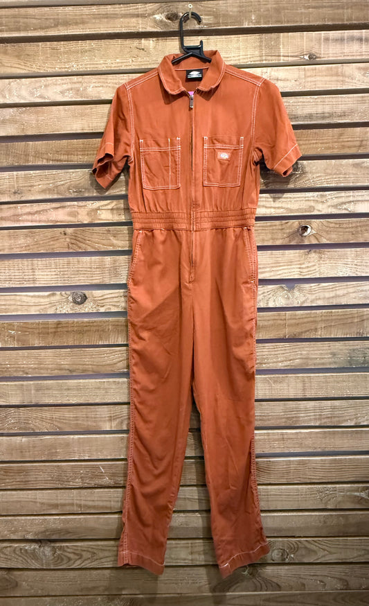 Vintage Y2K Dickies orange boilersuit. Workwear. Size XS