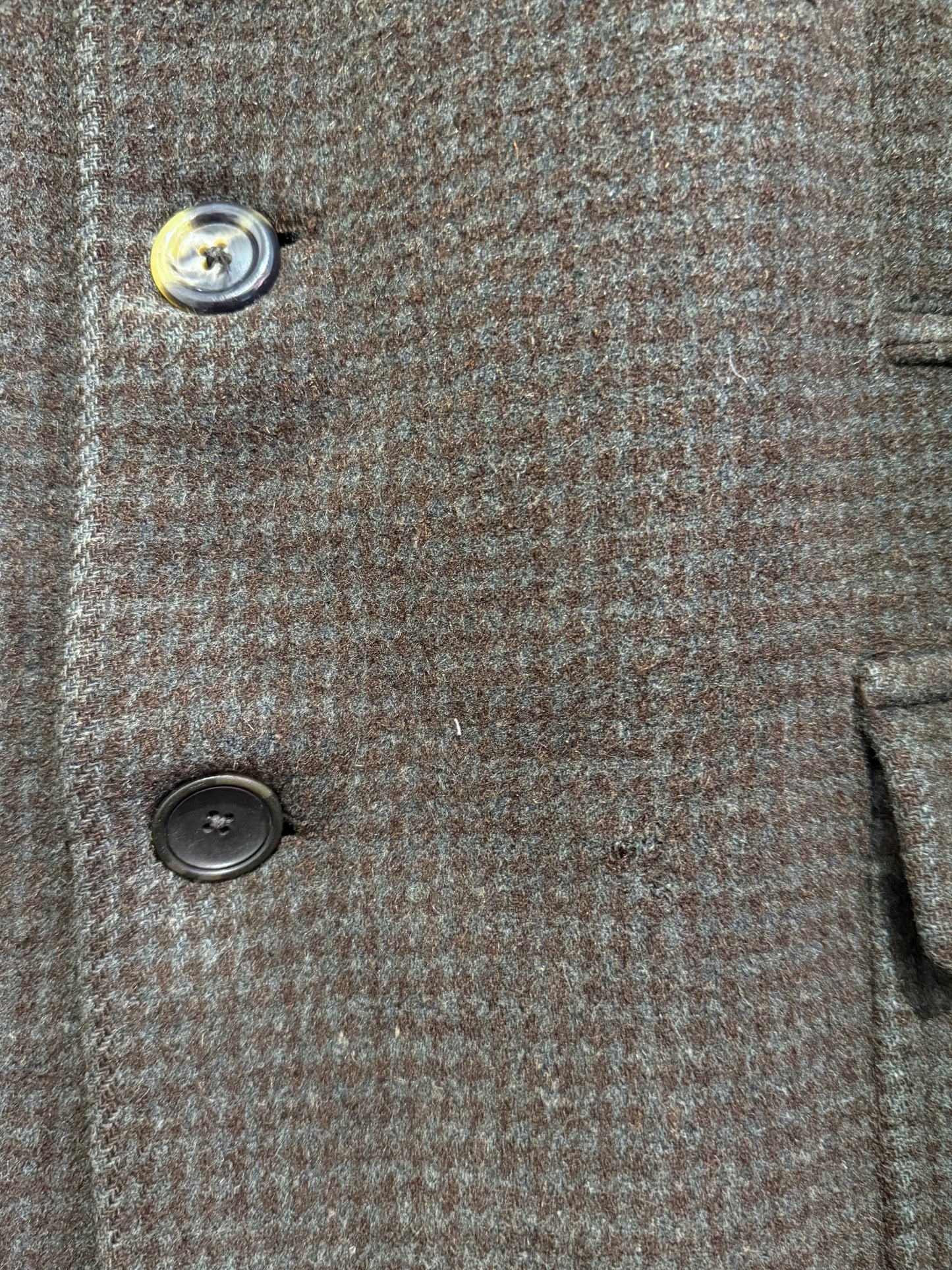 Vintage 70s wool coat with sheepskin collar. Peaky Blinders. Size XL.