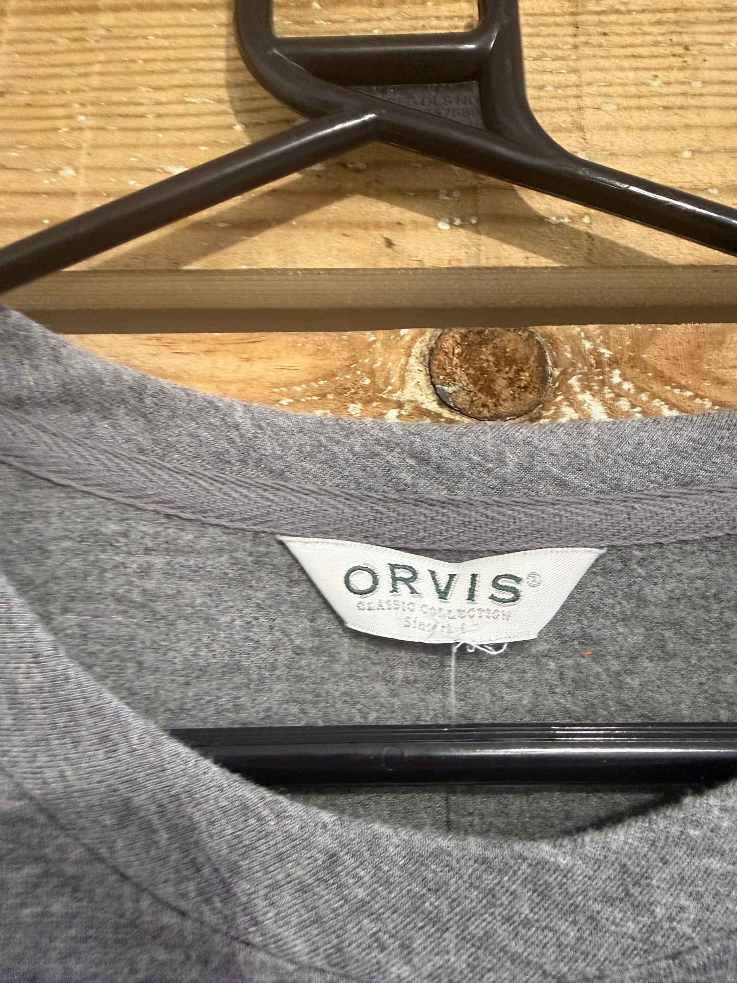 Orvis sweater/ sweatshirt. Grey. Size Small. Super soft. Fishing/ outdoors.