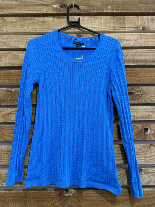 Vintage 90s Tommy jumper/ sweater. Blue. Size Large