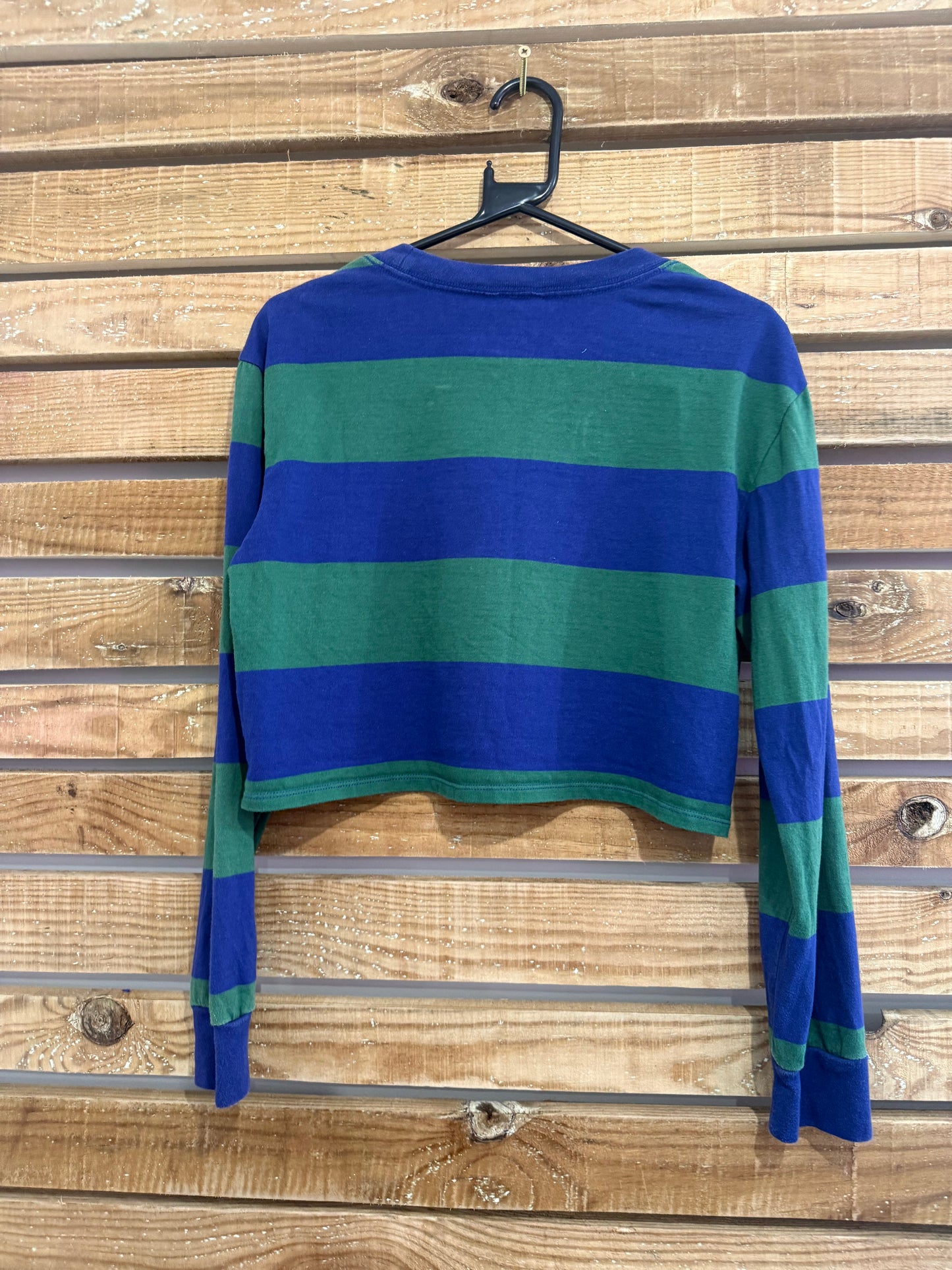 Vintage Y2K Guess striped cropped t-shirt. Crop top. Size Small.