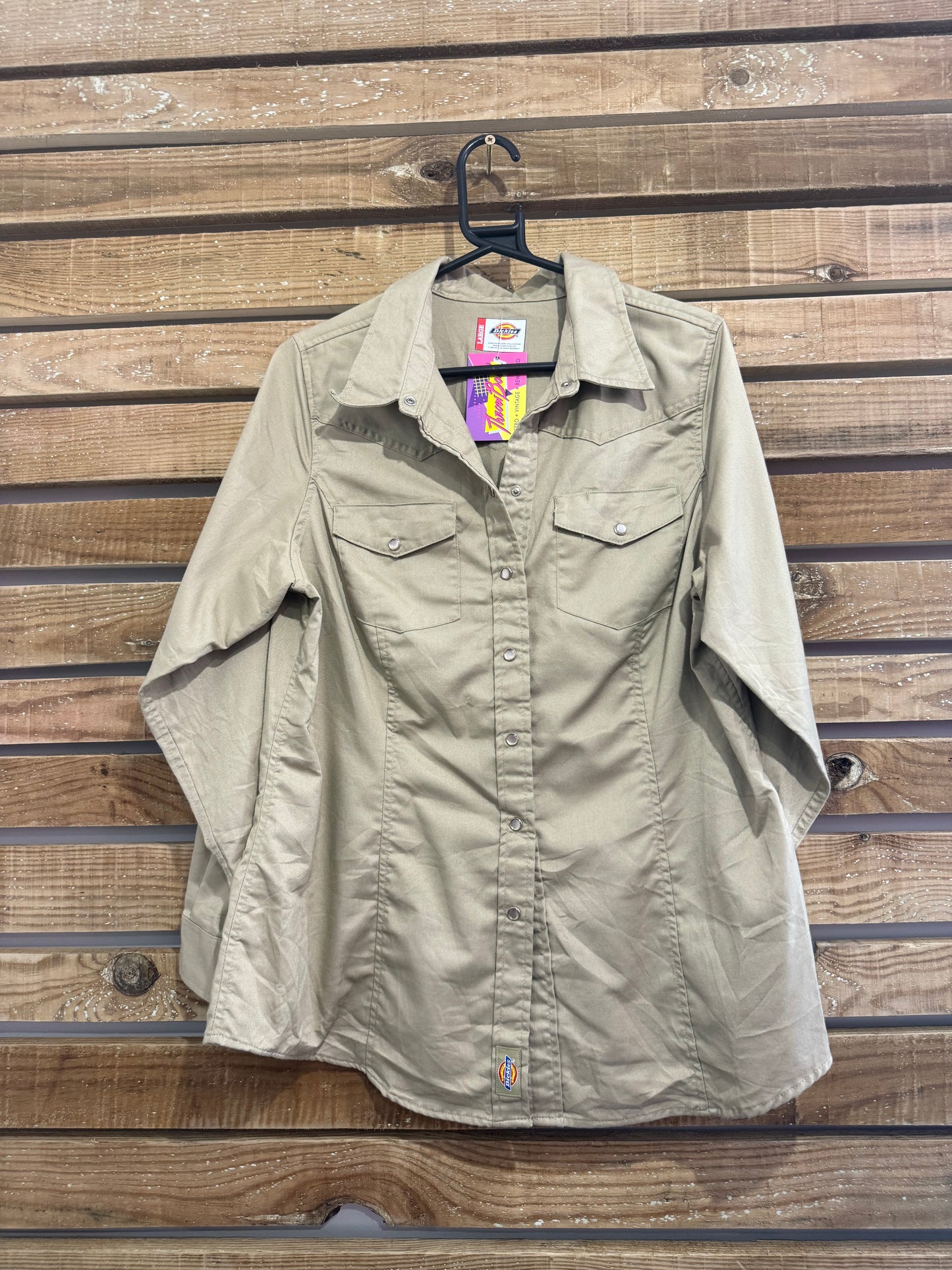 Vintage 90s Dickies Shirt Size Large. Workwear