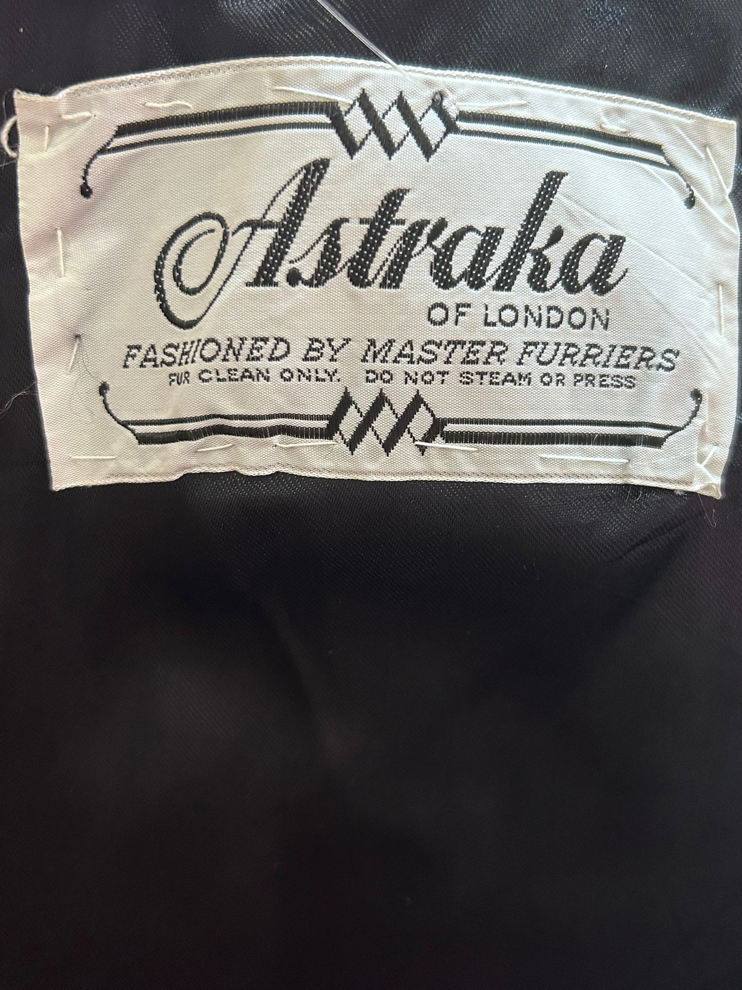 Vintage 60s Astraka faux fur Afghan hooded princess coat. Free sizing up to a size 14.