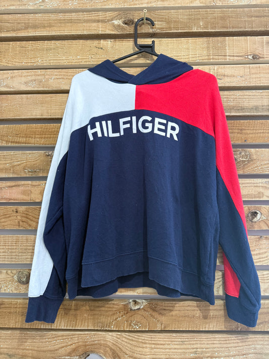 Vintage Y2K Tommy Hilfiger Spell-out logo hoodie/ hooded sweater.