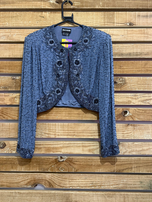 Vintage 80s Serenade sequinned jacket. Free sizing. Festival/disco/ Christmas.