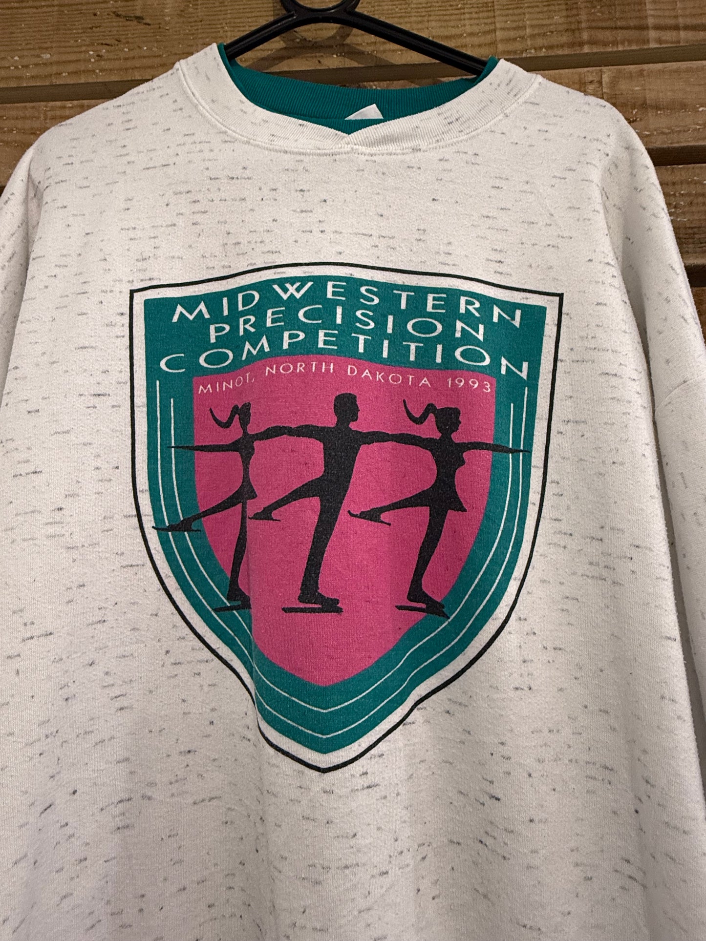 Vintage 80s Midwestern print Motif Sweater/ Sweatshirt. Size XL. USA