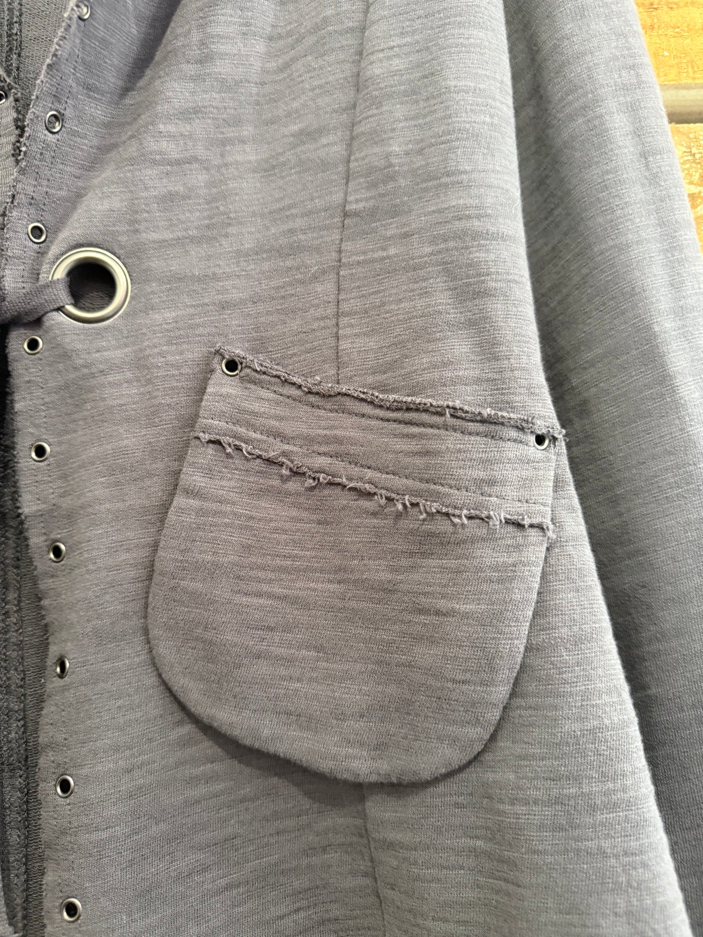 Vintage Y2K Sandwich lightweight Blazer/Jacket. Grey. Size small.