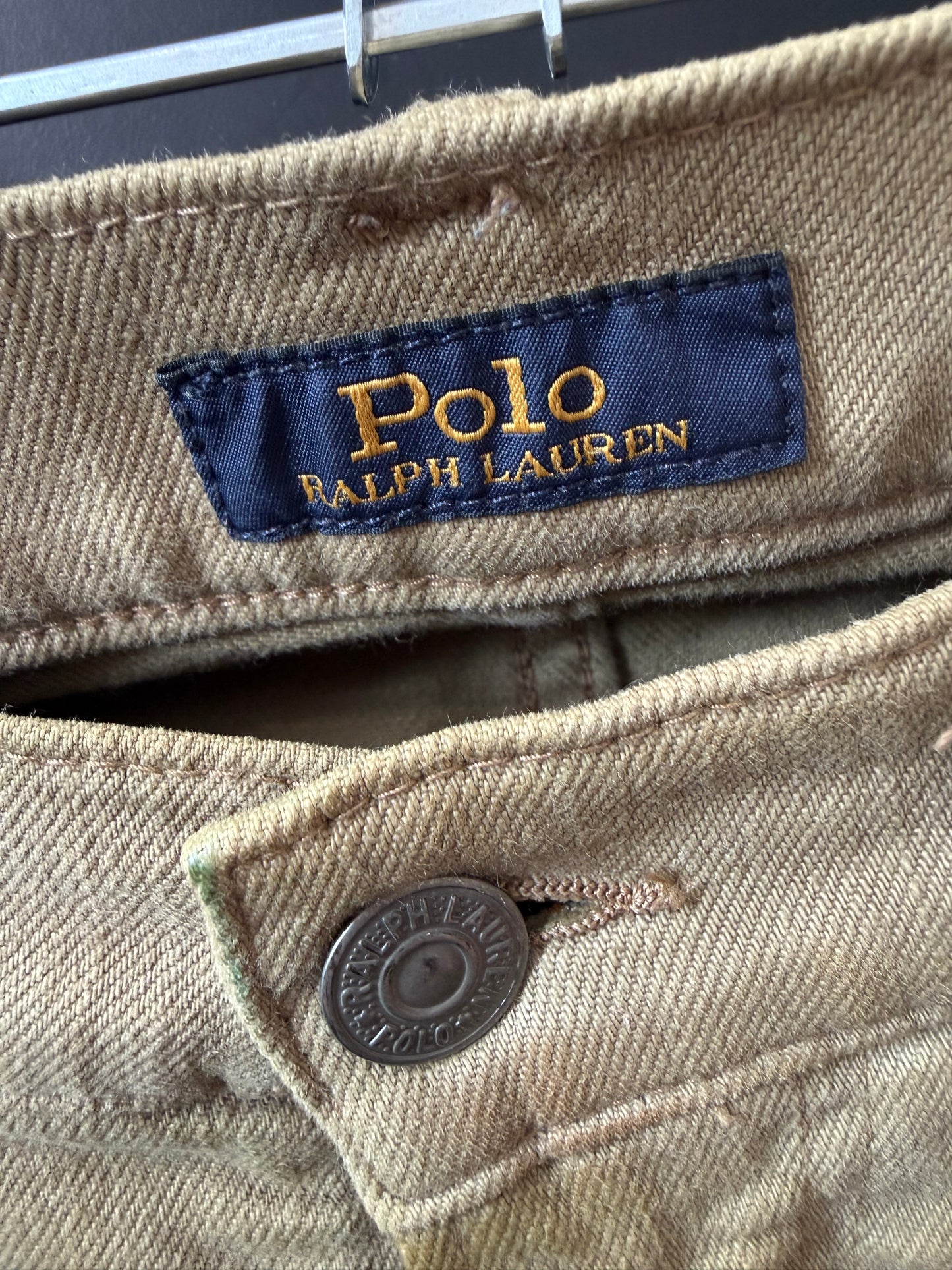 Vintage Y2K Ralph Lauren khaki jeans pants/ trousers. 30” waist, 32” leg.