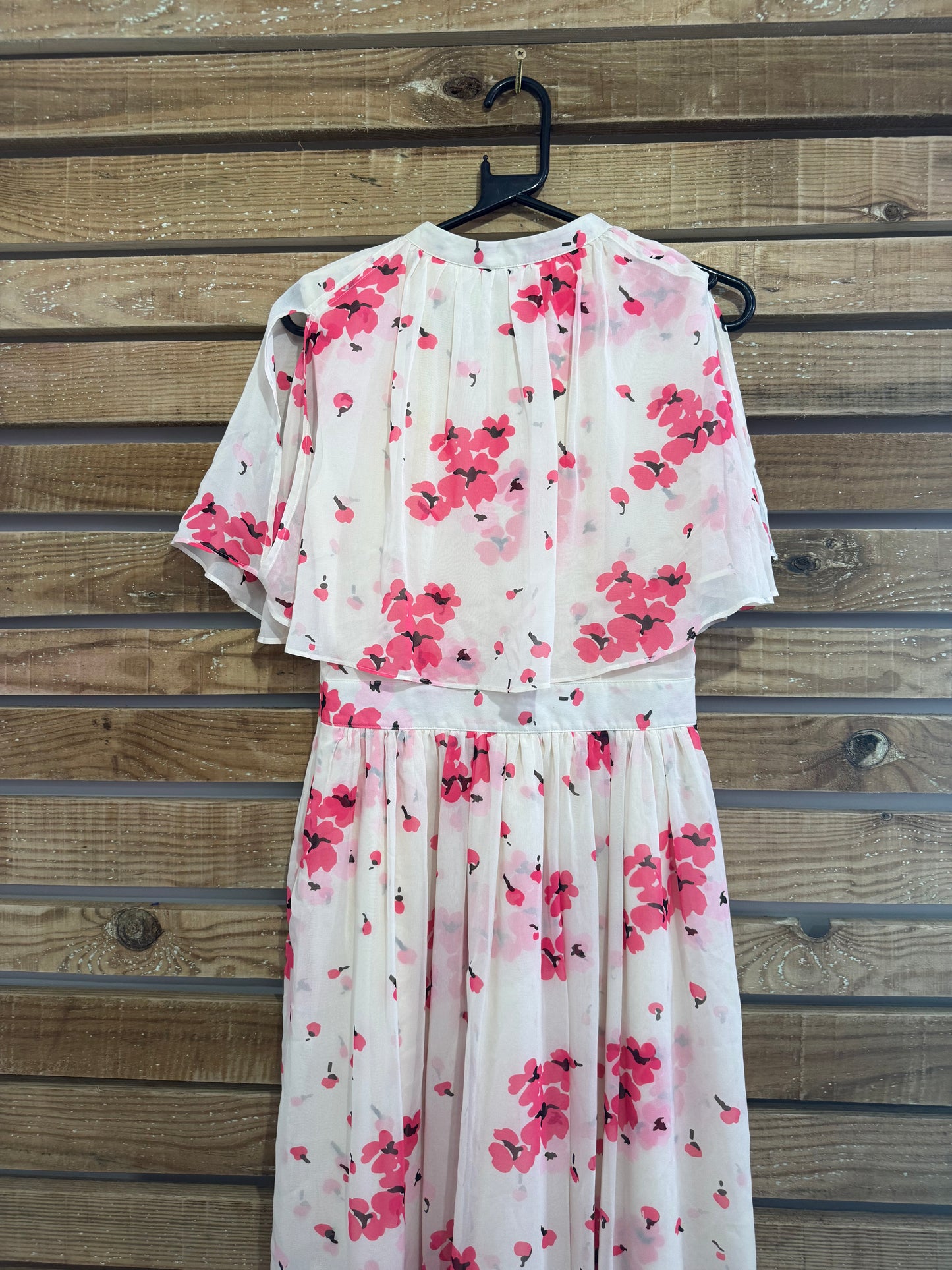 Alice Temperley floral maxi dress. Cape sleeve. Summer/ festival/ evening/wedding. Size 10.