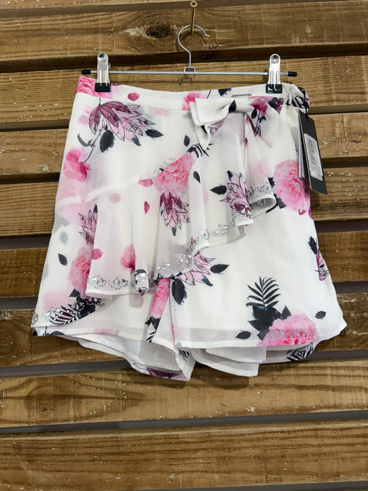 Vintage Y2K floral Skort/ Skirt. Waist 27, size UK8. Festival/ summer