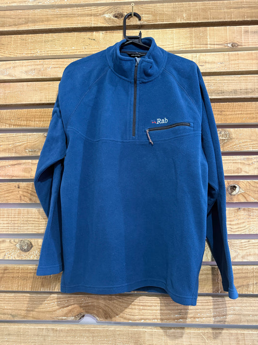 Vintage Y2K Rab 1/4 zip fleece. Blue. Size XL.