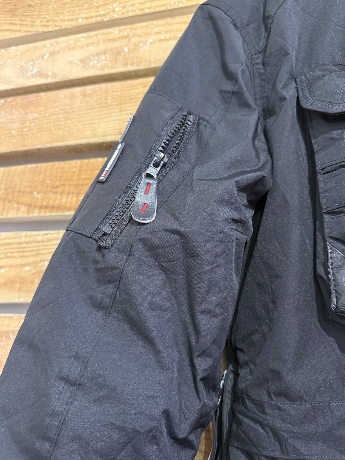 Geographical Norway 1/4 zip windbreaker/ anorak jacket/ coat. Size 12.