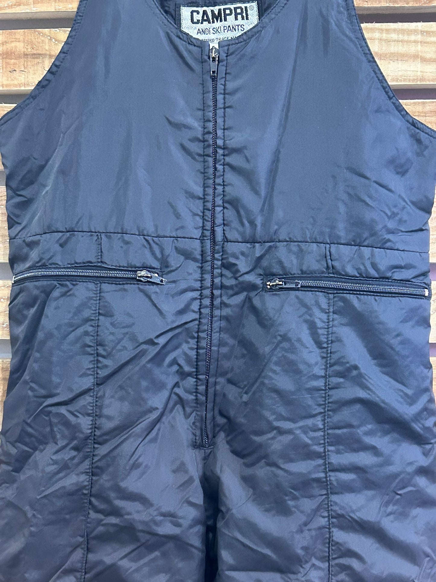 Vintage 90s Campri Andi bib ski pants. Sallopettes/ snow pants. Trousers. Size Large.