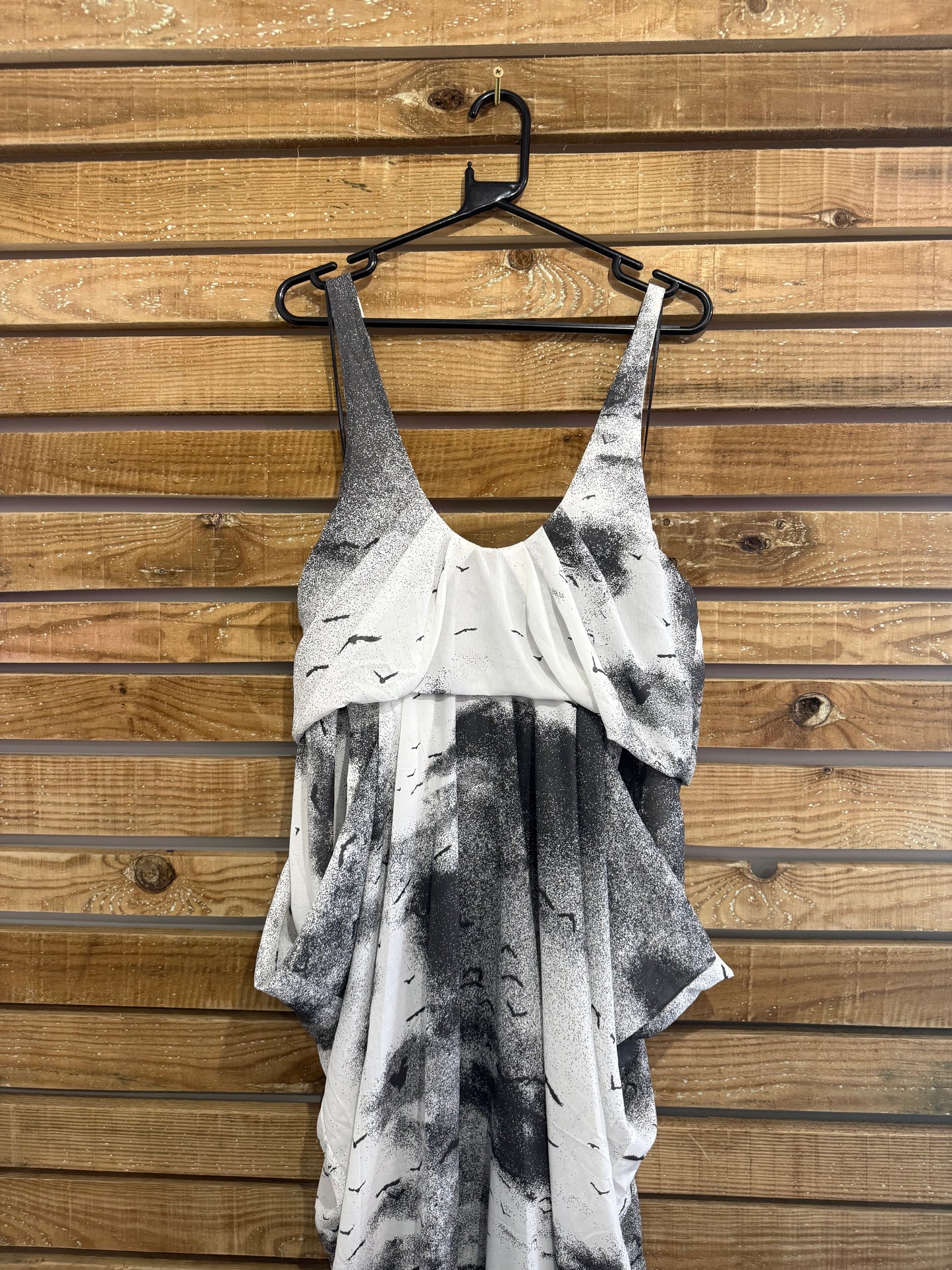 WeSC printed draped maxi dress. Summer/evening/wedding. Size small.