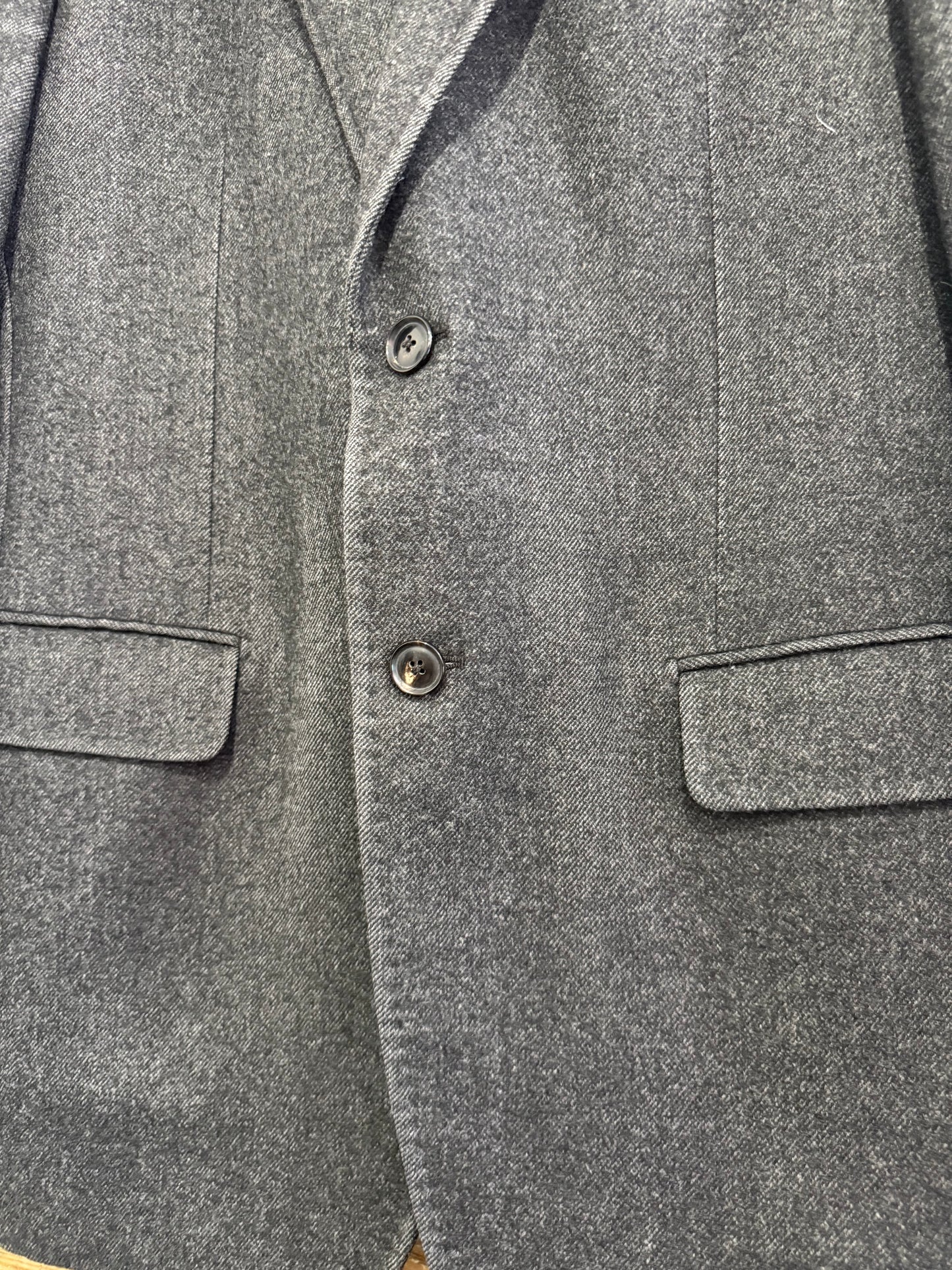 Pal Zileri button up blazer/ jacket. Wool. Grey. 44” chest.