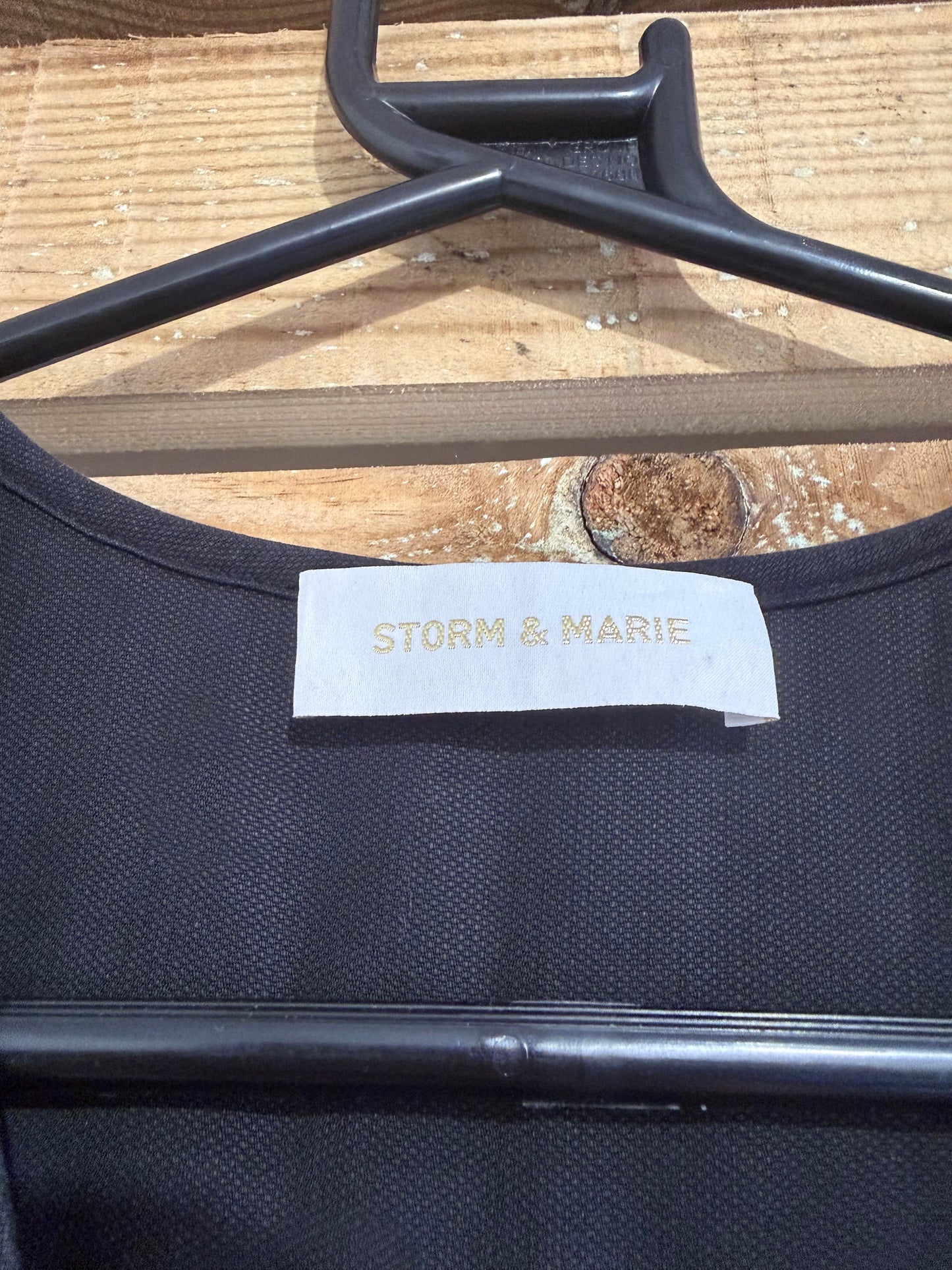 Storm & Marie Chloe puff dress. Black. Summer/ festival/ evening/wedding. Size 8-12