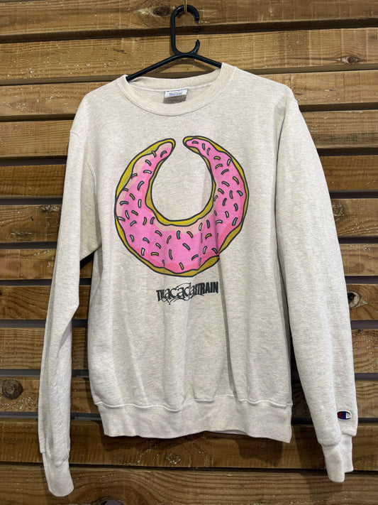 Vintage Y2K Champion “The Acacia Strain - You donut exist to me” sweater/ sweatshirt. Size Small.