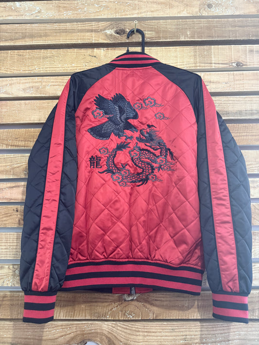 Vintage Y2K Superdry embroidered Japanese Sukajan/ Souvenir Jacket. Size Medium.
