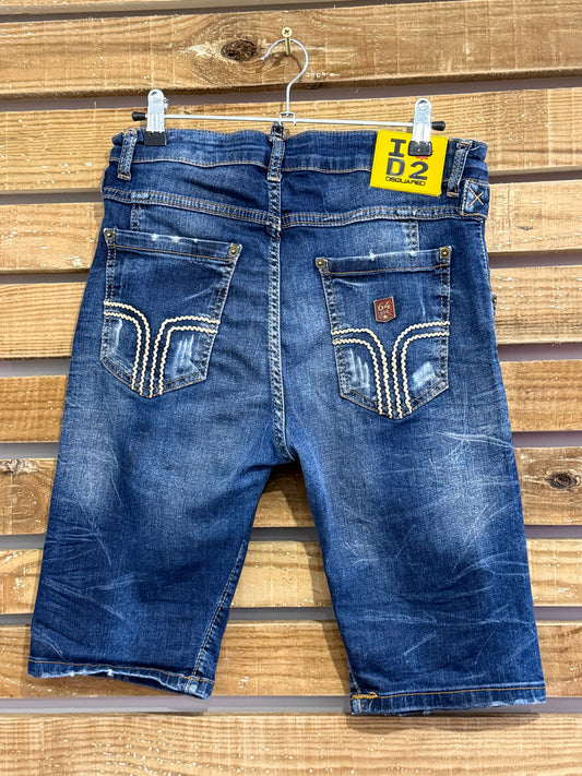 DSquared2 distressed Denim Shorts. 29”waist.