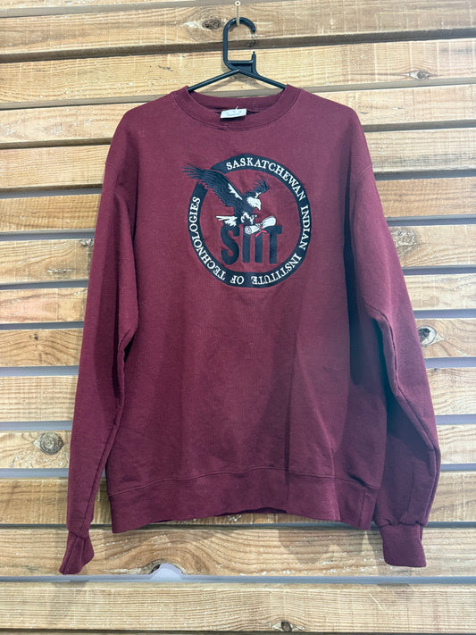 Vintage 90s Champion SIIT university spell-out sweater/ sweatshirt. USA. Size Large.
