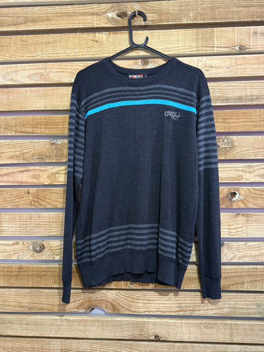 Vintage Y2K O’Neill Stripe Jumper. Size Large. Skate/ surf/ ski