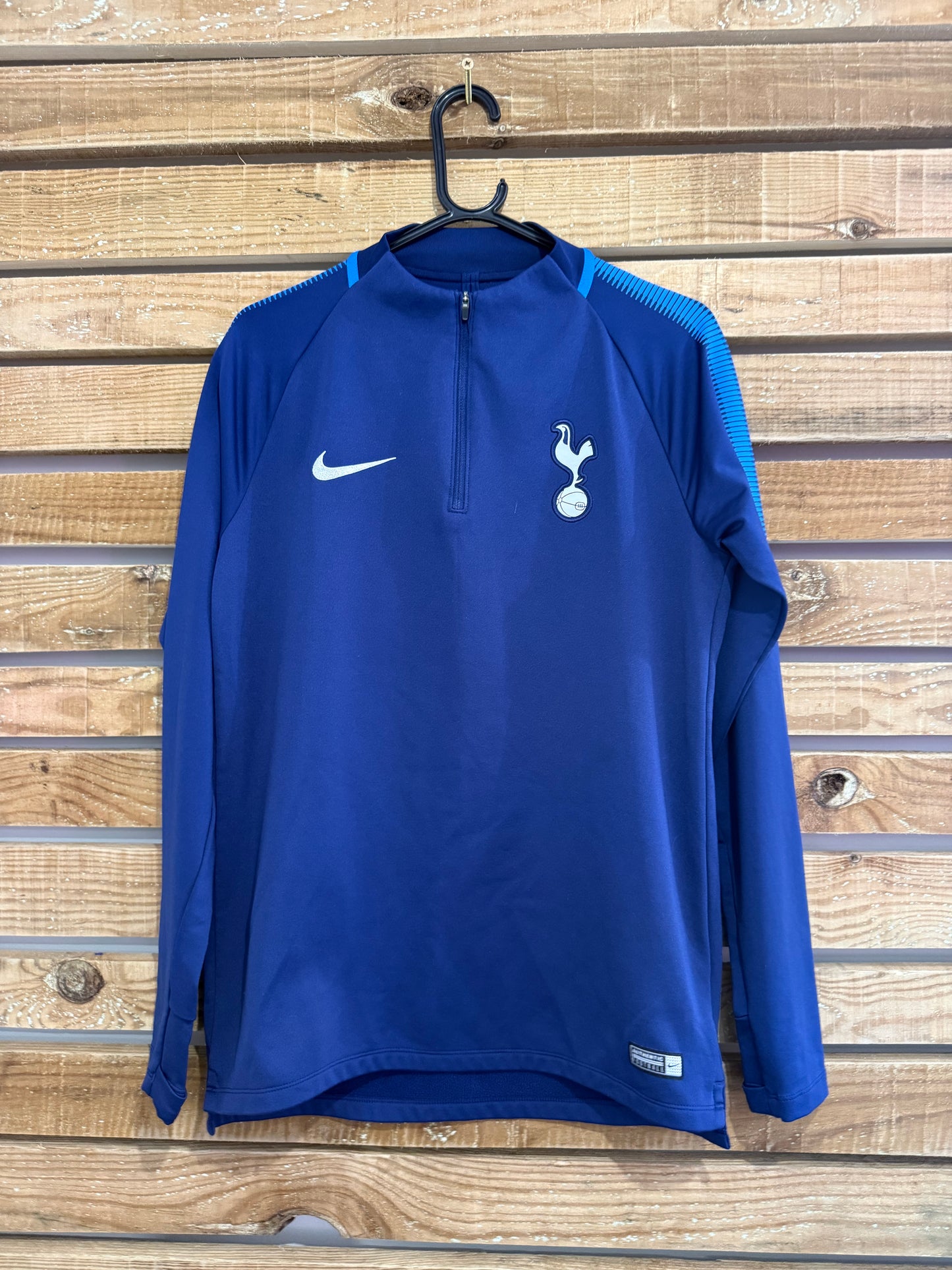 Tottenham 2017-2018 Football Nike dri-fit 1/4 zip drill top. Size Medium.