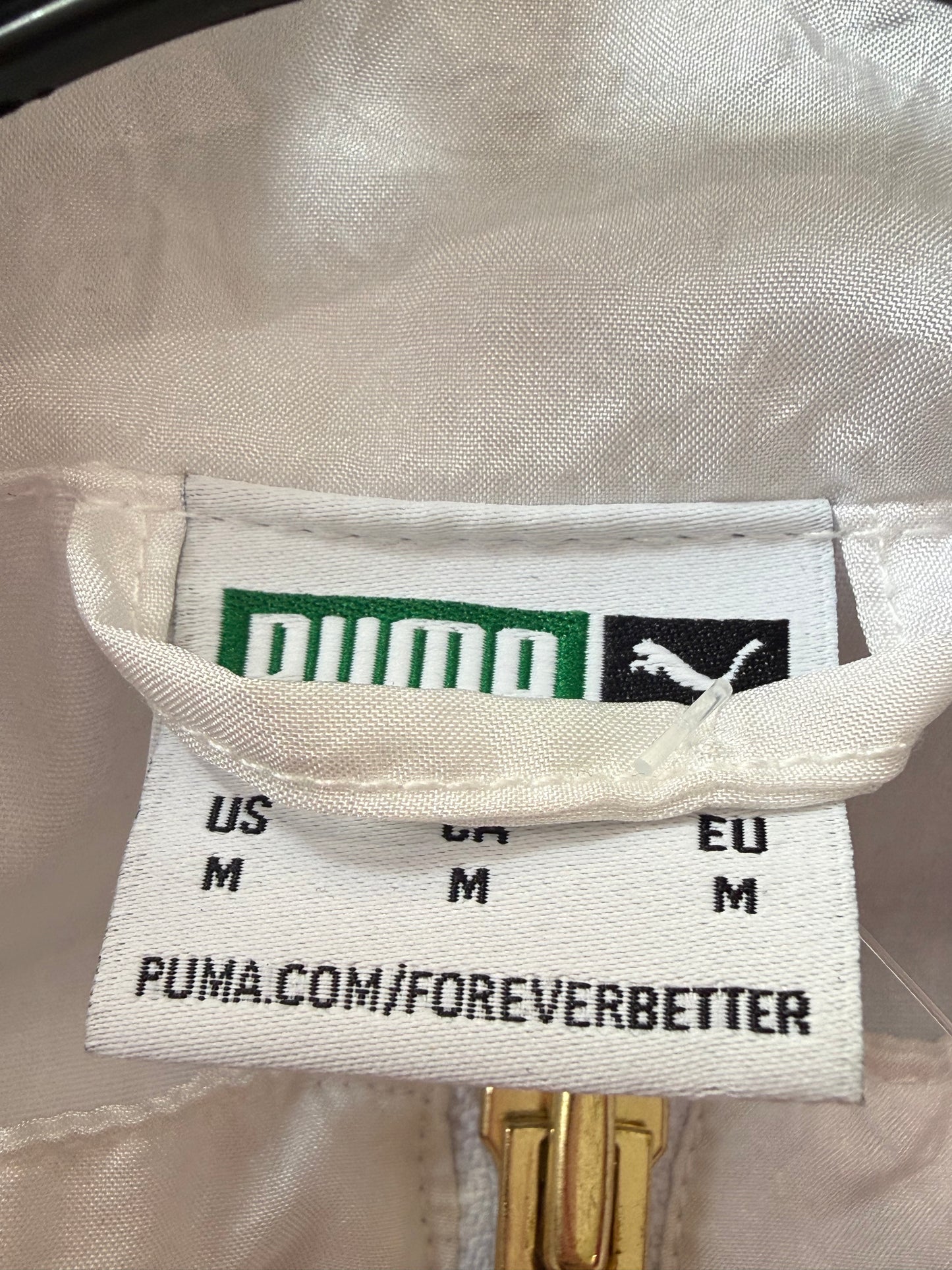 Puma X R.Dassler Legacy T7 track top/ shell jacket. White. Medium.