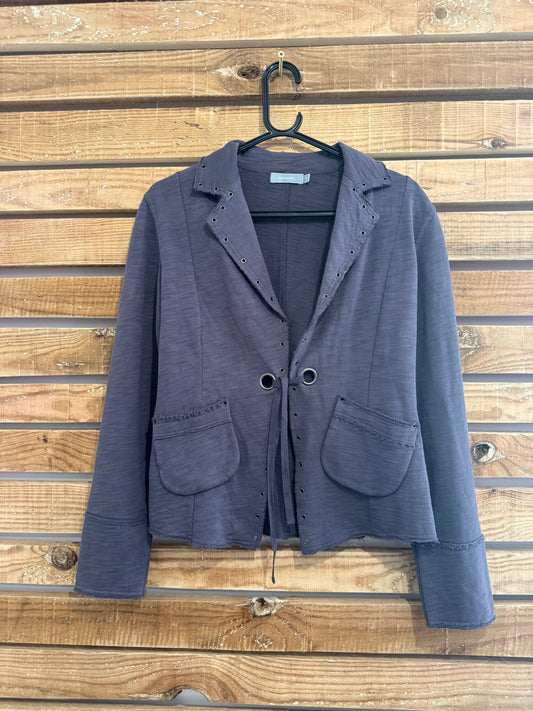 Vintage Y2K Sandwich lightweight Blazer/Jacket. Grey. Size small.