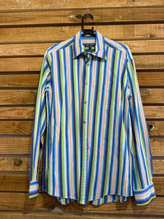 Eden Park striped shirt. Size Large.