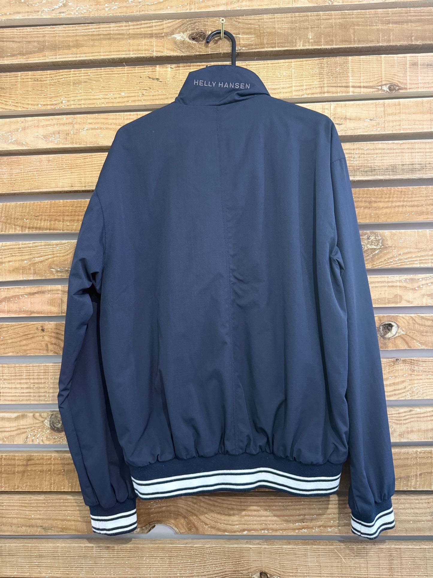 Vintage 90s Helly Hansen zip up Harrington bomber Jacket. Sports/ Festival. Size Large.